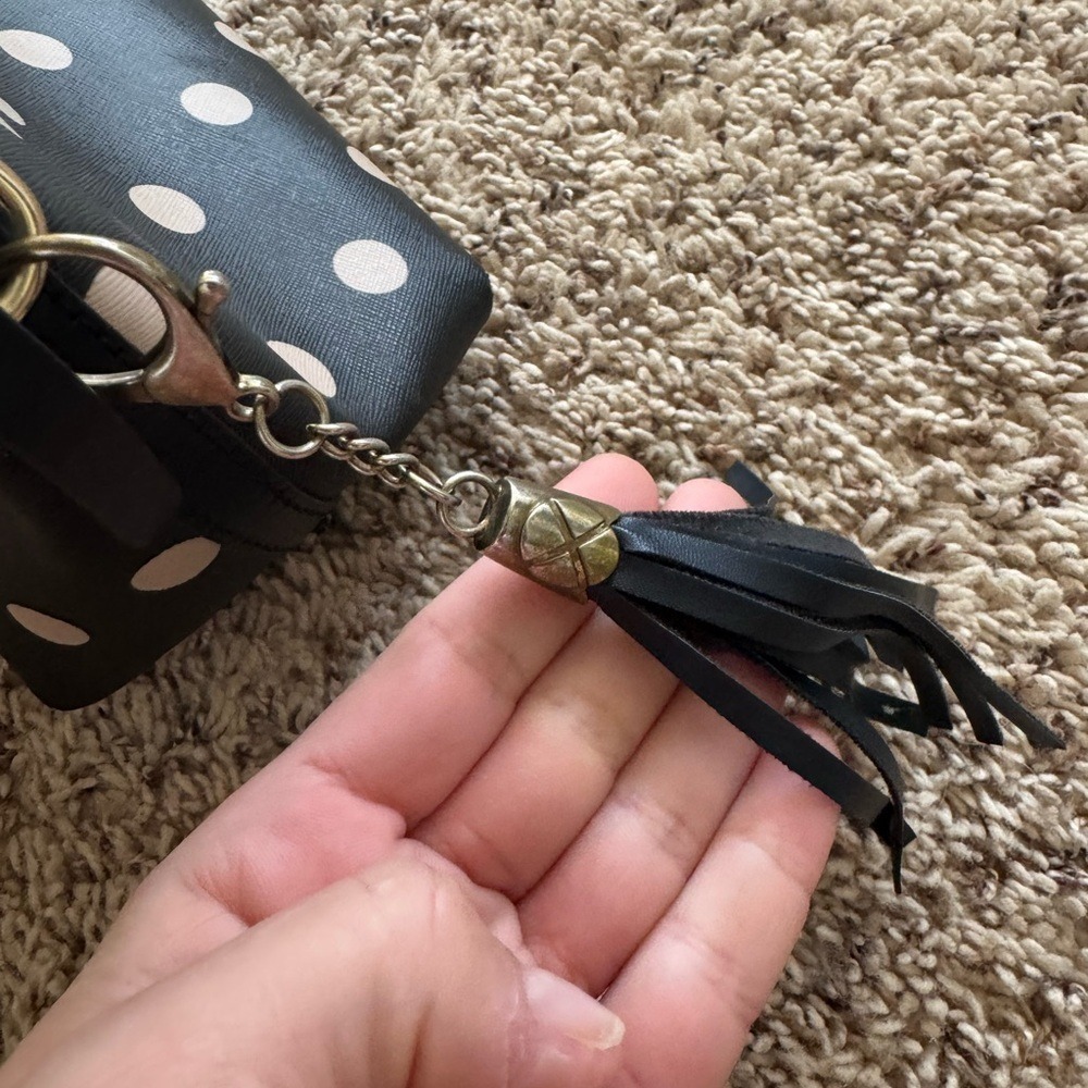Kate Spade Handle‎ Bag, Black White Polka Dot - Picture 5 of 16